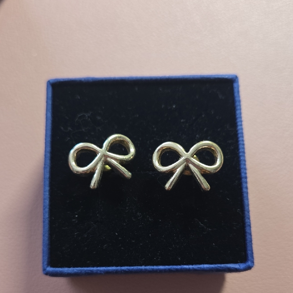 🔴Gold Bow Earrings